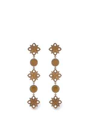 COOMI Trinetra diamond drop earrings - Gold
