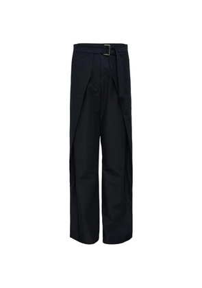 Club21 Adele belted wide-leg trousers - Black