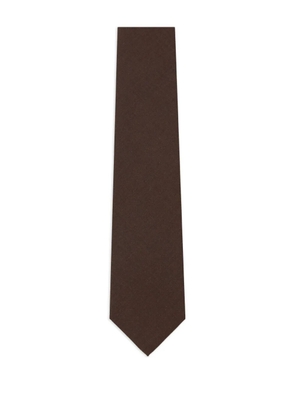Loro Piana virgin-wool tie - Brown