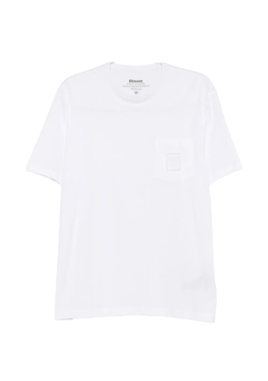 Blauer logo-patch pocket T-shirt - White
