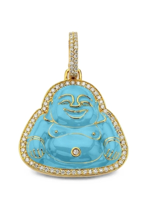 BUDDHA MAMA diamond Happy Buddha pendant - Gold