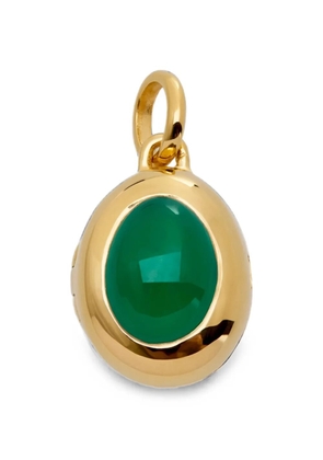 Monica Vinader May Birthstone Locket cable-chain necklace - Gold