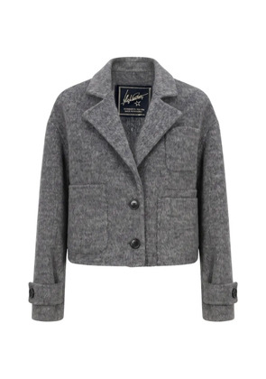 HIGH SOCIETY Lou cropped jacket - Grey