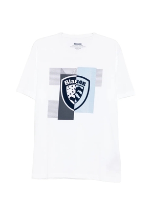 Blauer logo-print short-sleeve T-shirt - White