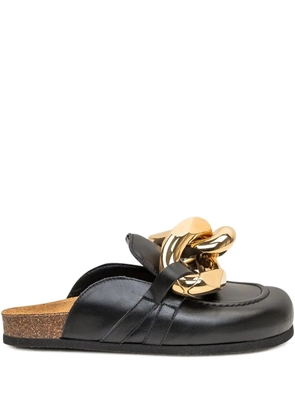 JW Anderson chain mocassino mule - Black