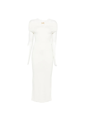 Alberta Ferretti off-the-shoulder midi dress - White