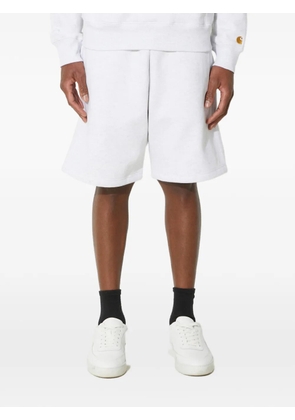 Carhartt WIP Chase logo-detail track shorts - Grey