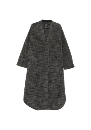 Giorgio Armani button-fastening V-neck coat - Grey