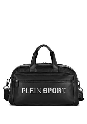 Plein Sport Arizona logo-lettering duffle bag - Black
