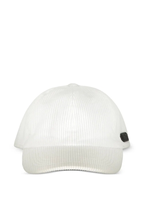 Moorer corduroy cap - White