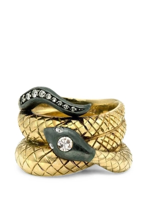 Sorellina Victoria diamond serpent ring - Gold