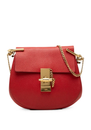Chloé Pre-Owned 2016 Small Leather Drew crossbody bag - Red