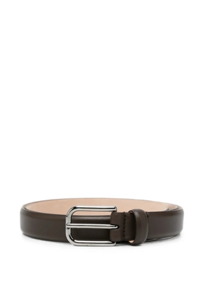 Giorgio Armani buckle-fastening leather belt - Brown