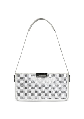 Alexander Wang Siren crystal-embellished shoulder bag - Silver