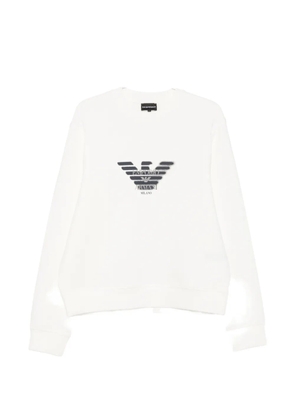 Emporio Armani logo-print sweatshirt - White
