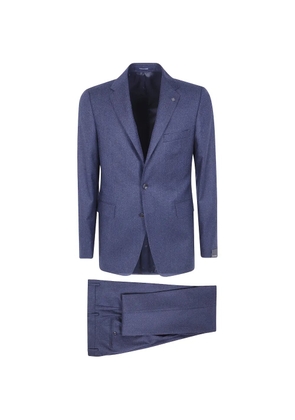Tagliatore Bruce one-breasted virgin wool jacket - Blue