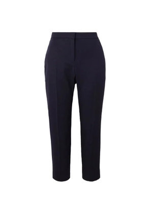 Alexander McQueen pressed-crease tailored trousers - Blue