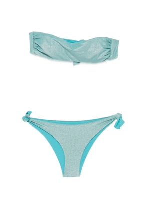 Fisico strapless bikini - Blue
