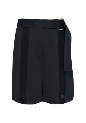 Club21 Sloane belted shorts - Black