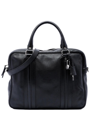 Gucci Pre-Owned 2016-2026 Leather business bag - Black