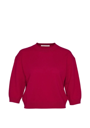 Club21 crew-neck cropped T-shirt - Red