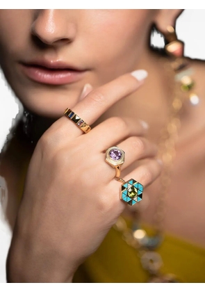 Harwell Godfrey Evil Eye multi-stone ring - Gold