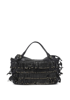 Campomaggi Melissa studded fringe-detail tote bag - Black