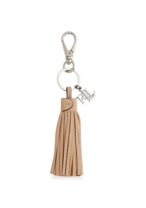 Lauren Ralph Lauren tassel logo-charm keyring - Neutrals