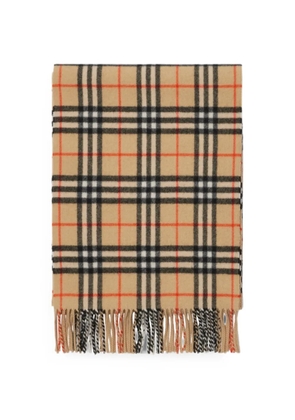 Burberry 格纹羊绒围巾 - Neutrals