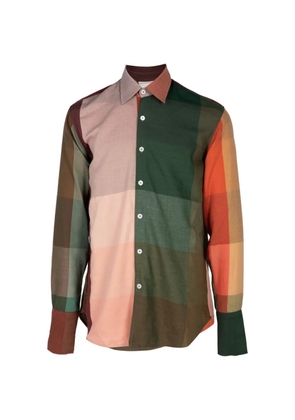 Marrakshi Life plaid long-sleeve shirt - Green