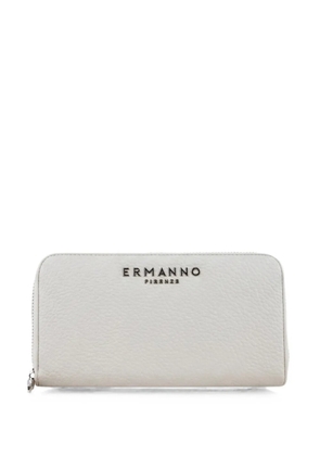 ERMANNO FIRENZE logo-plaque zip-around wallet - White