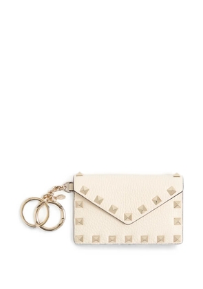 Valentino Garavani Rockstud charm in grainy calfskin - Neutrals