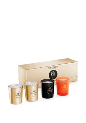 ATKINSONS The British Collection scented candles (set of four) - Gold