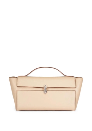Savette Symmetry Trapeze clutch bag - Neutrals