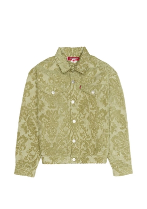 Junya Watanabe MAN x Levi´s damask-pattern denim jacket - Green