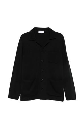 Lardini patch-pocket button-up jacket - Black