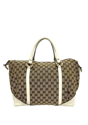 Gucci Pre-Owned 2000-2015 GG Canvas Horsebit Nail boston bag - Brown