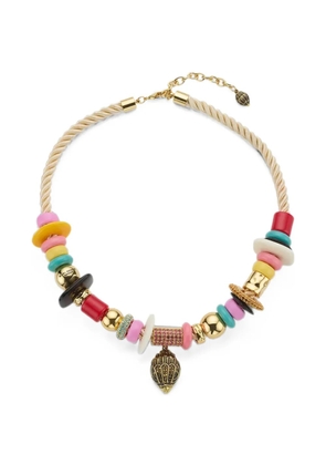 Kurt Geiger London multi bead Eagle necklace - Gold