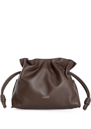 LOEWE mini Flamenco knotted clutch bag - Brown