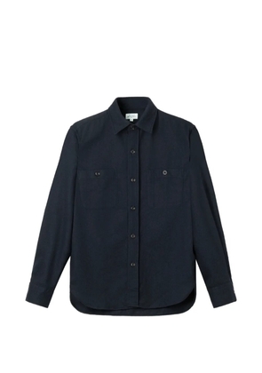 HARTFORD Percey button-down overshirt - Blue