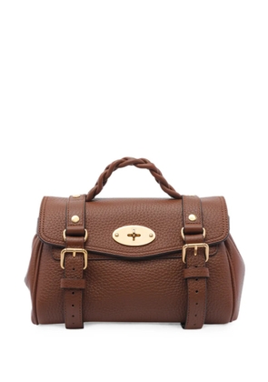 Mulberry mini Alexa braided-handle shoulder bag - Brown