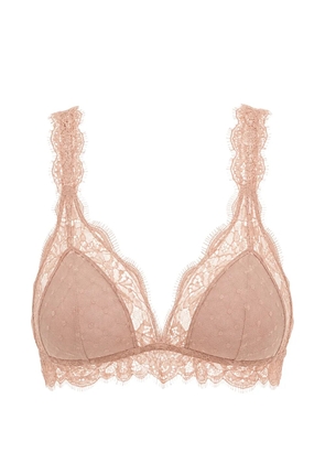Love Stories lace-trimmed point d'esprit bra - Neutrals