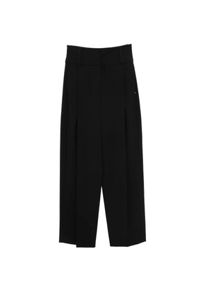 Sportmax pleated wide-leg trousers - Black