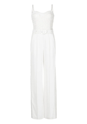 SIMKHAI Zaid lace-detail jumpsuit - White