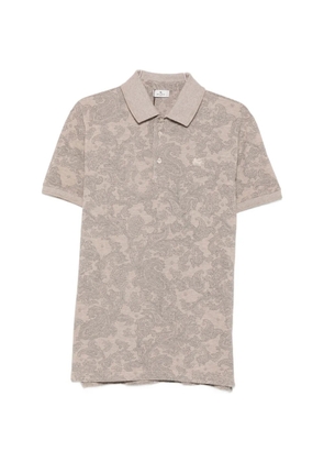 ETRO paisley-print polo shirt - Neutrals
