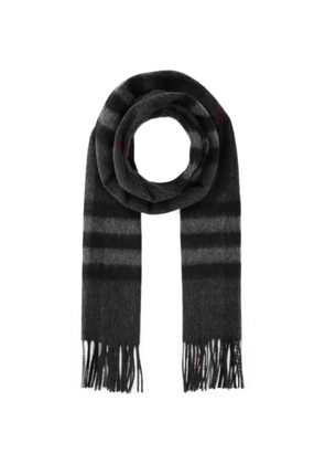 Burberry Embroidered cashmere scarf - Grey