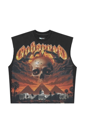 GODSPEED Echoes Empire graphic-print T-shirt - Black