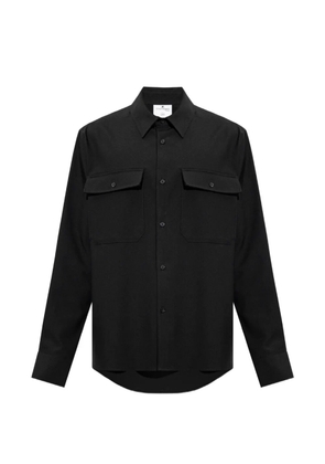 Courrèges twill workwear shirt - Black