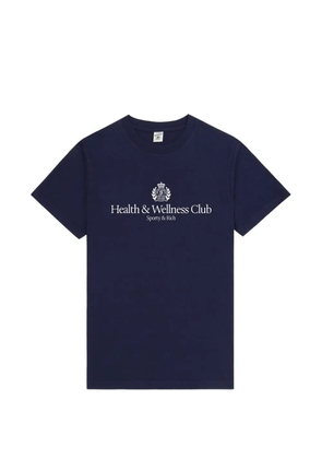 Sporty & Rich H&W Crest T-shirt - Blue