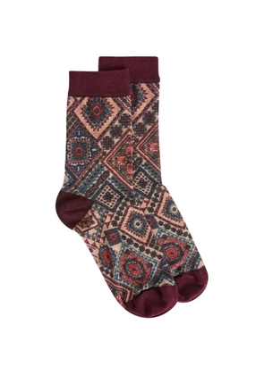 MOMONÌ Nanami printed socks - Pink